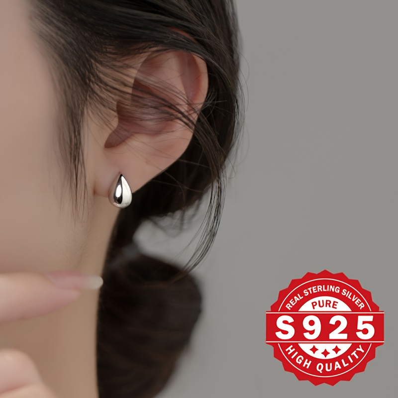 Women's Teardrop Earrings — S925 Sterling Silver